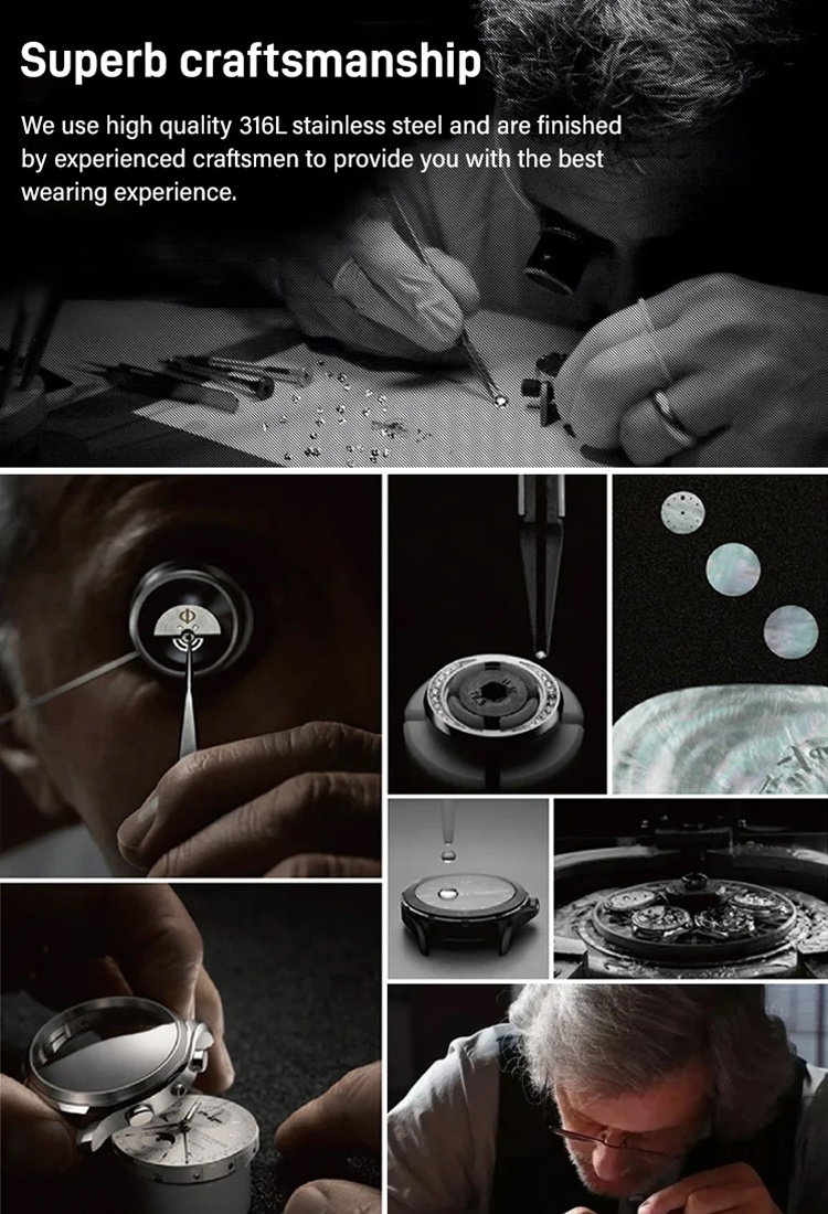 Hollow Automatic Movement Watch