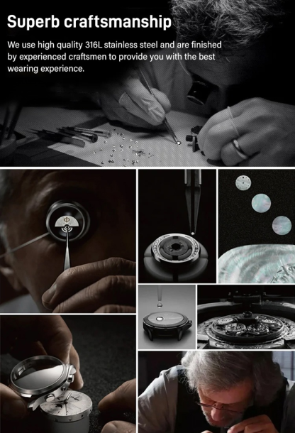 Hollow Automatic Movement Watch