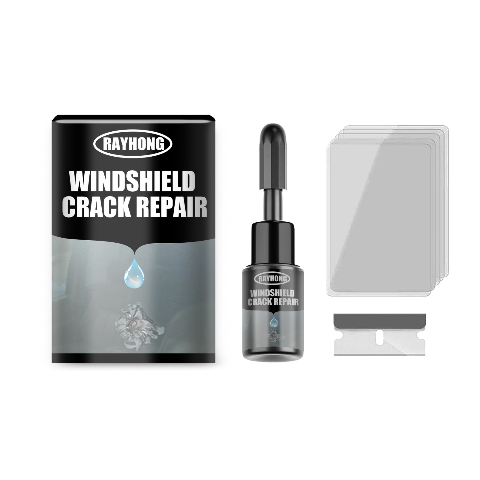 Imported Automobile Windshield Repair Kit