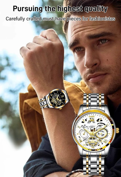 Hollow Automatic Movement Watch