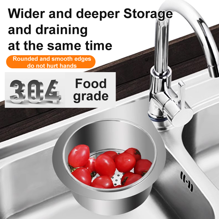 Stainless steel swan colander