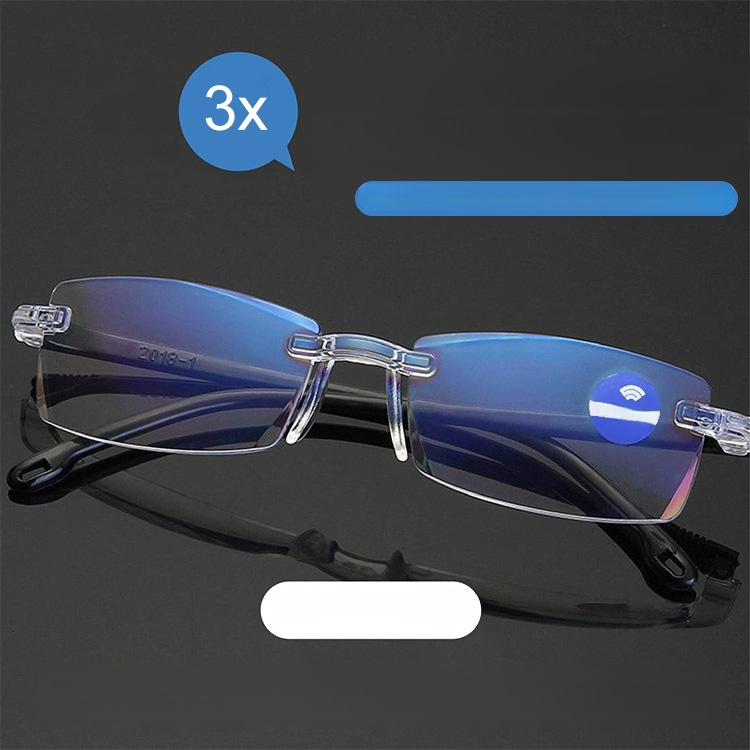 Autozoom reading glasses