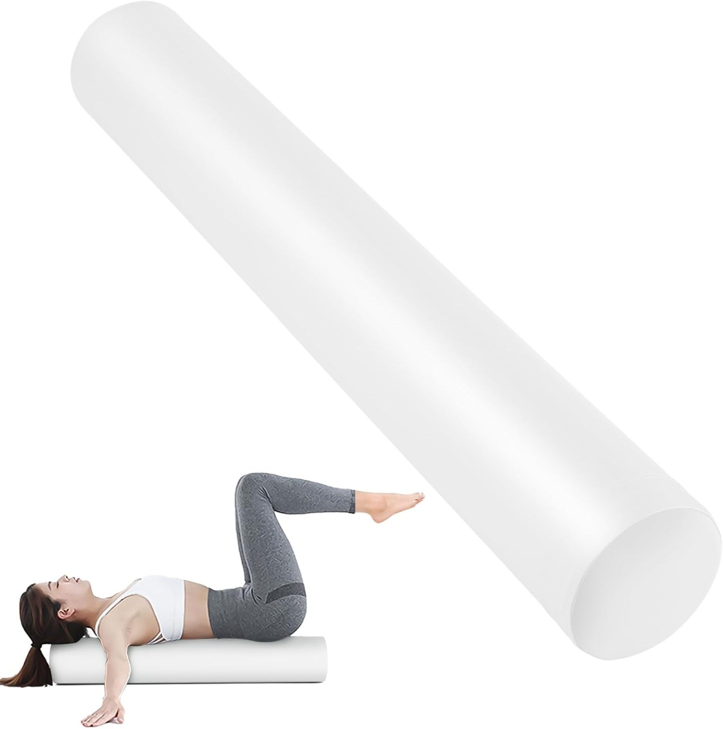 ストレッチ用ポール ヨガポール 98cm 耐荷重130kg EPE 筋膜リリース エクササイズポール フォームローラー トレーニング フィットネス ダイエット 運動