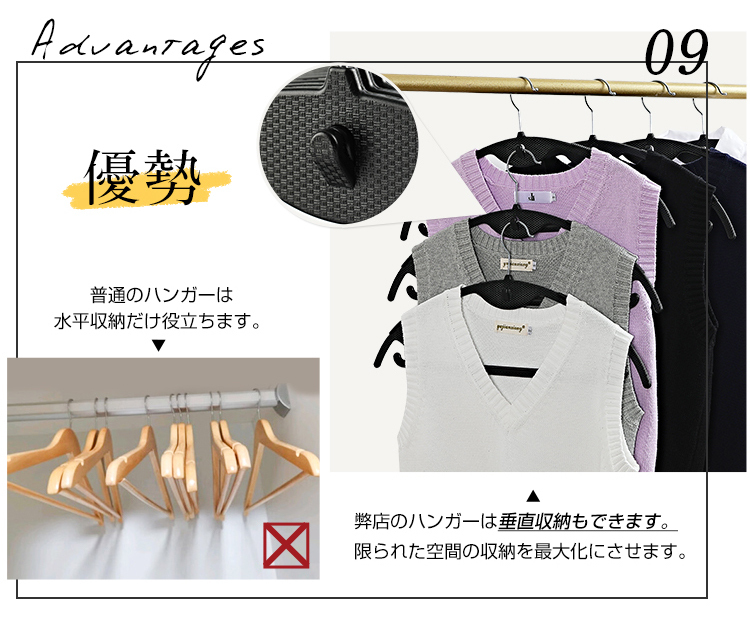 ハンガー すべらない 30本/20本/50本 セット 滑らない 落ちない 滑り止め 収納 アーチハンガー 肩 跡がつかない 衣類ハンガーフック回転 おしゃれ 耐荷重 変形にくい 形が崩れない 三日月 プラスチック 洗濯ハンガー 乾湿両用 防水