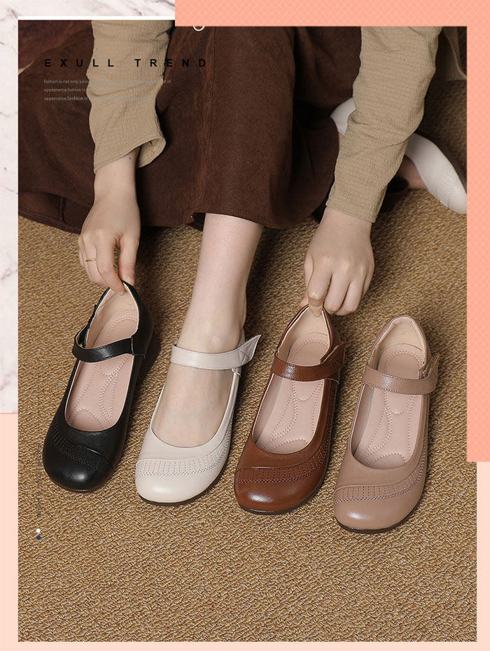 送料無料 パンプス 本革 ローヒール ラウンドトゥ ストラップ 牛革 痛くない 幅広 走れるパンプス レディース 軽量 夏 春秋 通勤 結婚式 太ヒール リクルート 冠婚葬祭 二次会 フォーマル 歩きやすい 柔らかい 大きいサイズ オフィス 送料無料 シンプル