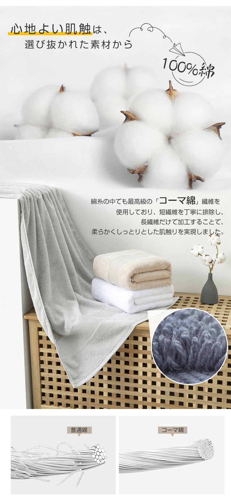 バスタオル 綿100 4枚セット 薄手 バスタオル 大判 バスタオル 薄手 まとめ買い バスタオル 速乾 吸水 バスタオル綿 タオルセット コンパクト 業務 やわらか ふわふわ ソフト コットン 無地 60×120cm