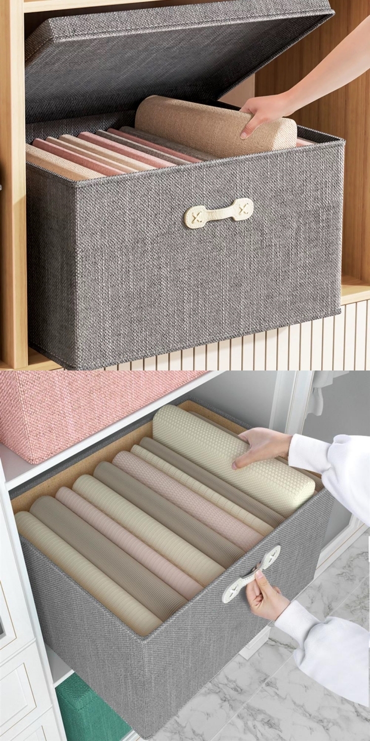 収納ボックス 折りたたみ ふた付き 収納ボックス 布 ふた付き 収納ケース 布 収納ボックス 大容量 収納ケース 折りたたみ 衣装ケース 布 積み重ね スツール 押し入れ収納 衣類収納 おもちゃ収納 整理 インテリア 書類収納 小物入れ 18L 30L 45L 60L