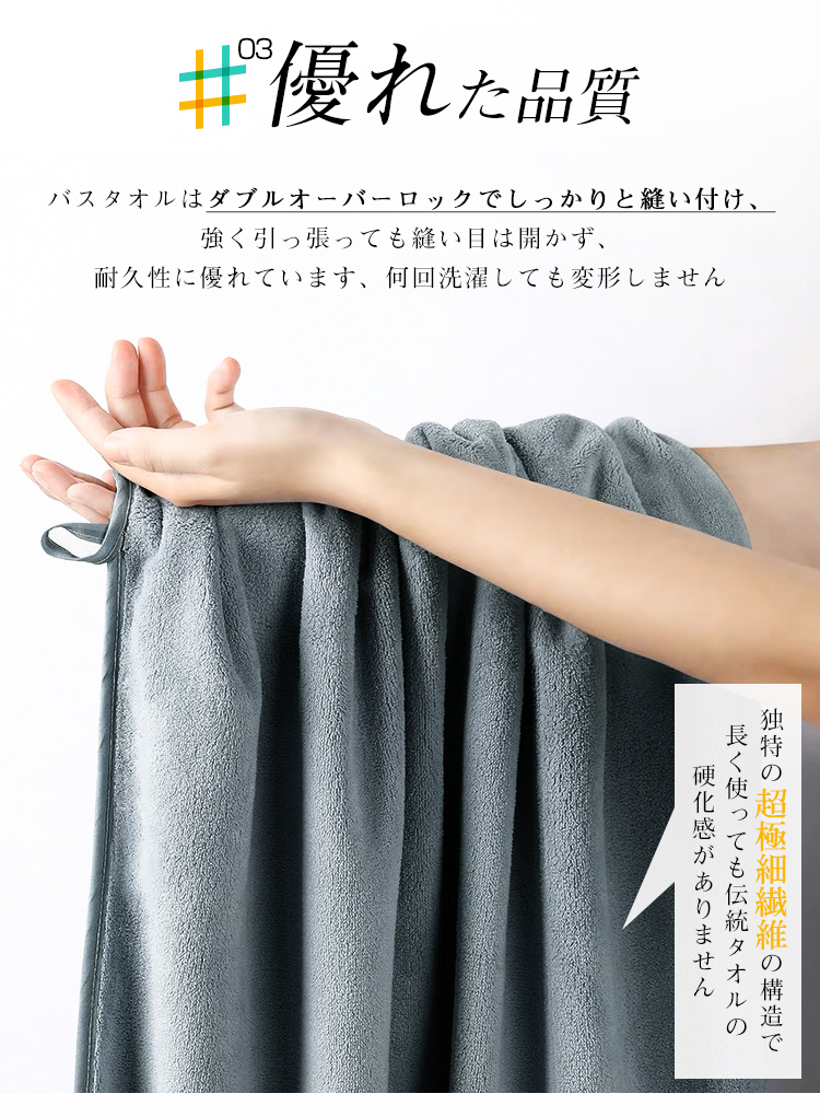 バスタオル 大判 薄手 3枚セット マイクロファイバー バスタオル 速乾 ホテルスタイル バスタオル セット タオルセット 大判バスタオル 超吸水 コンパクト 業務 ホテル やわらか ふわふわ ソフト 無地 60×120cm