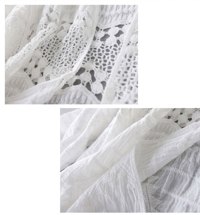 カーディガン ミドル丈 クロシェ編み 薄手 綿100% 透かし彫り 刺繍 レース コットン レディース 春 春夏 UVカット さらっと羽織れる 紫外線カット 夏ニット サマーニット ニットカーディガン おしゃれ 冷房対策 夏春 長袖 前開き ライトアウター ゆったり 大人可愛い