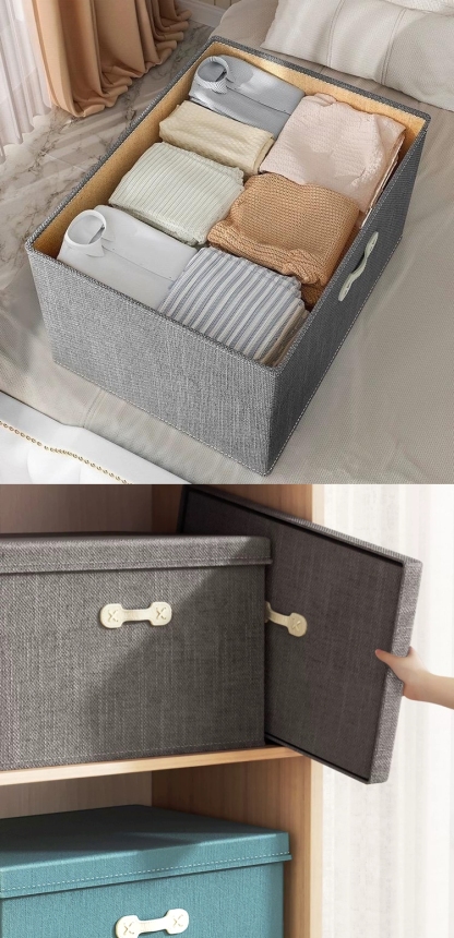 収納ボックス 折りたたみ ふた付き 収納ボックス 布 ふた付き 収納ケース 布 収納ボックス 大容量 収納ケース 折りたたみ 衣装ケース 布 積み重ね スツール 押し入れ収納 衣類収納 おもちゃ収納 整理 インテリア 書類収納 小物入れ 18L 30L 45L 60L