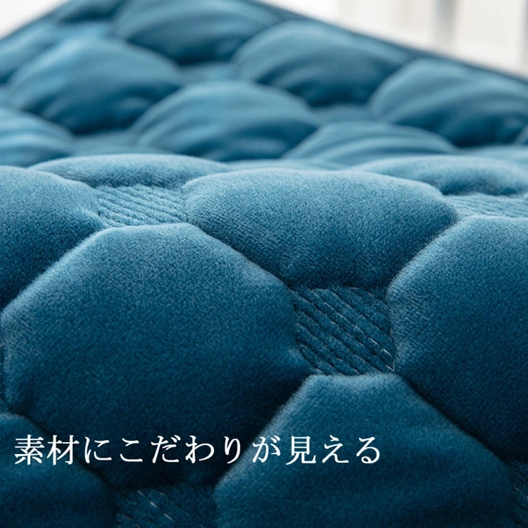 チェアパッド 2個セット 滑り止め 40x40 45x45 50x50  座布団 クッション ベロア ベルベット 洗える あったか 暖 イームズチェア用 ベルベット ベロア ベンチ用 北欧 滑り止め 丸洗い 椅子用 おしゃれ チェアクッション チェアー オフィス用 シンプル