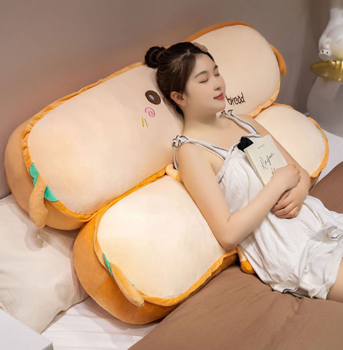 抱き枕 接触冷感 ヘッドボード クッション 背もたれ パン 長い 120cm 90cm 60cm ひんやり 暑さ対策 猛暑対策 抱き枕 本体
