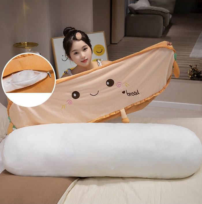 抱き枕 接触冷感 ヘッドボード クッション 背もたれ パン 長い 120cm 90cm 60cm ひんやり 暑さ対策 猛暑対策 抱き枕 本体