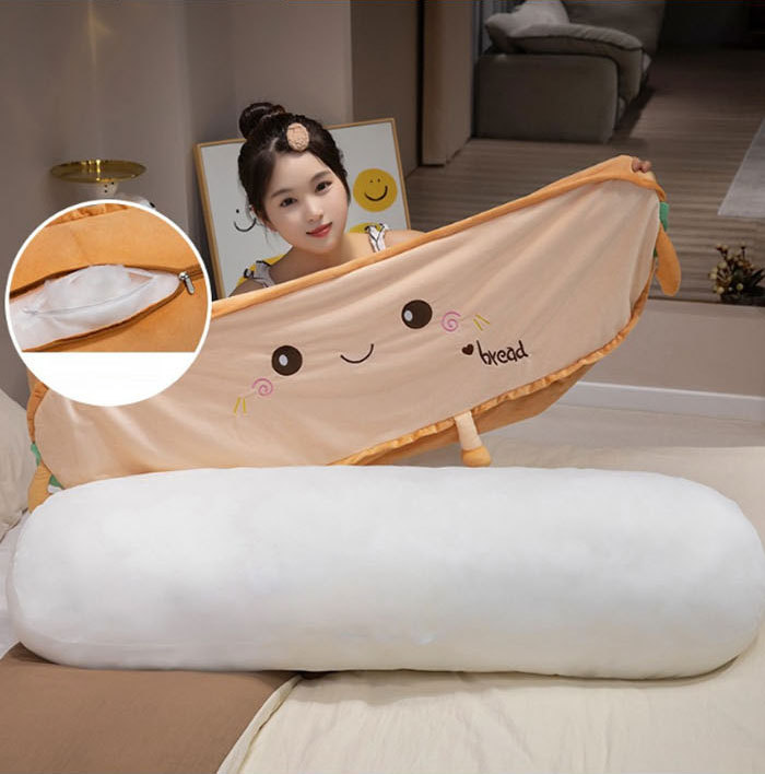 抱き枕 接触冷感 ヘッドボード クッション 背もたれ パン 長い 120cm 90cm 60cm ひんやり 暑さ対策 猛暑対策 抱き枕 本体