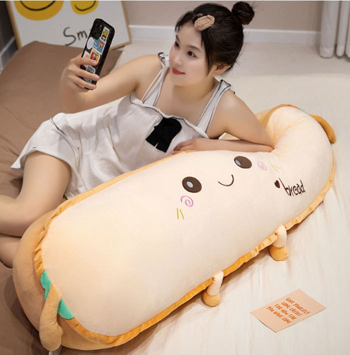 抱き枕 接触冷感 ヘッドボード クッション 背もたれ パン 長い 120cm 90cm 60cm ひんやり 暑さ対策 猛暑対策 抱き枕 本体