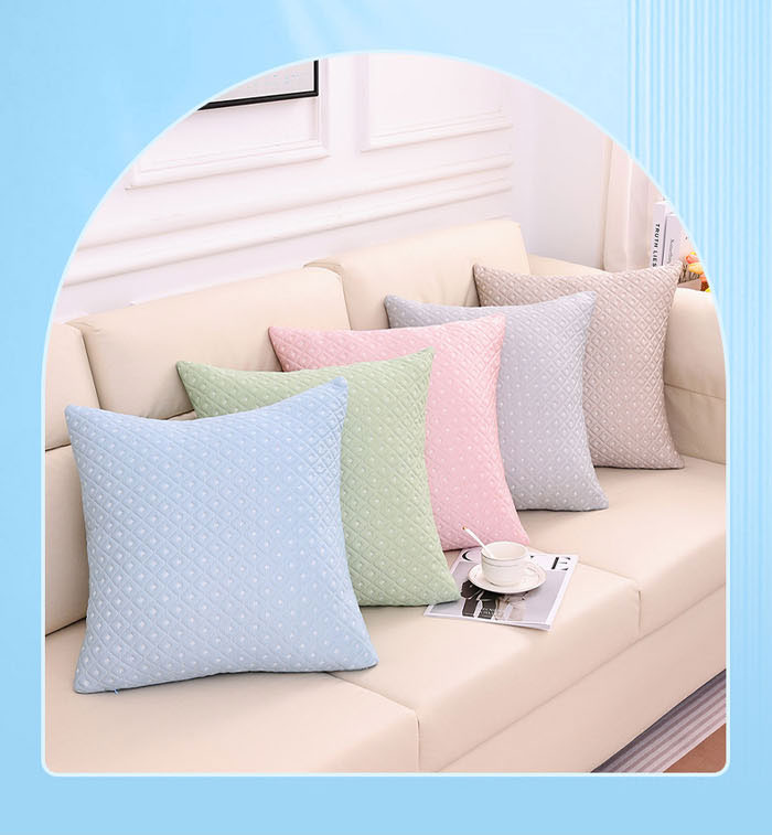 クッションカバー 接触冷感 2枚セット 45*45cm 50*50cm 40*40cm ひんやり 涼しげ 可愛い おしゃれ 北欧 座布団カバー シンプル 抱き枕カバー カラー豊富 ナチュラル 無地 肌触り良い インテリア 新生活 洋室和室