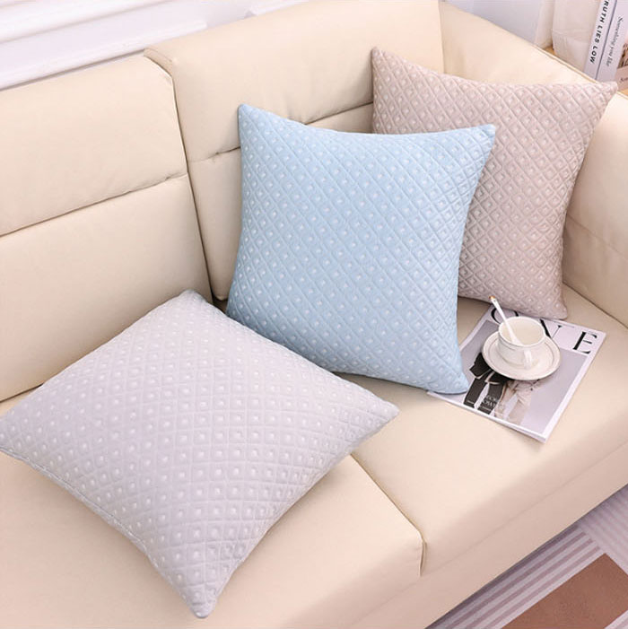 クッションカバー 接触冷感 2枚セット 45*45cm 50*50cm 40*40cm ひんやり 涼しげ 可愛い おしゃれ 北欧 座布団カバー シンプル 抱き枕カバー カラー豊富 ナチュラル 無地 肌触り良い インテリア 新生活 洋室和室