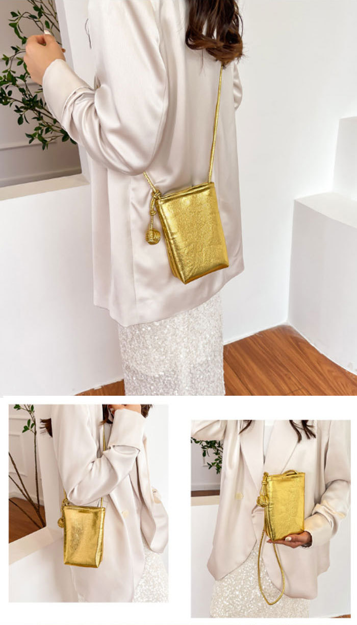 スマホポーチ ポシェット キラキラ pu ミニショルダーバッグ ショルダーポーチ かわいい 携帯ポシェット 携帯ポーチ ショルダーバッグ おしゃれ iPhone 斜めがけ 大人 通勤 通学 旅行 縦型 多収納 ゴールド シルバー