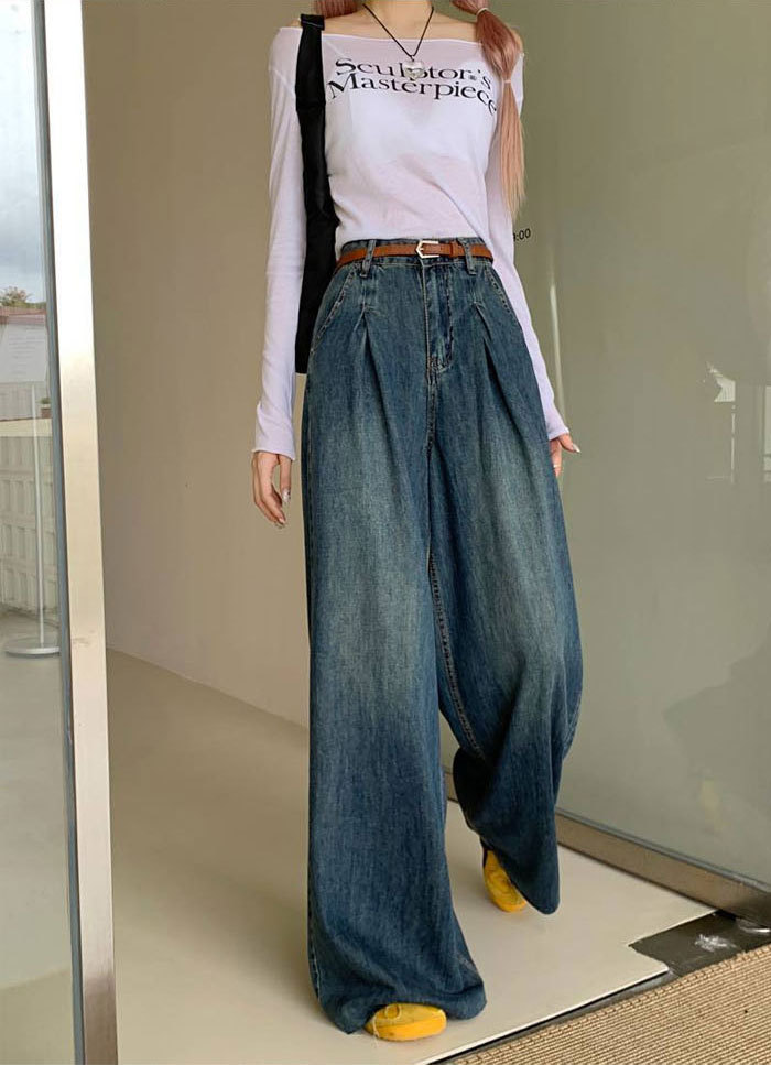 ジーンズ デニムパンツ ワイドパンツ デニム デニムスカーチョ レディース きれいめ 股上深め 大きいサイズ 春夏秋冬 フレアパンツ ゆったりシルエット おしゃれ ロングパンツ 無地 ボトムス 体型カバー