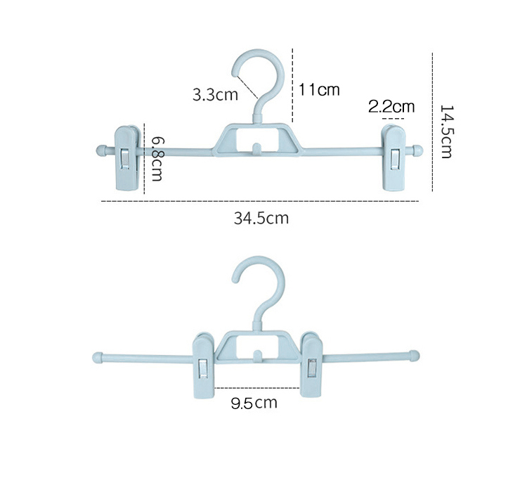 ハンガー ズボン スカート ハンガー すべらない ズボンハンガー スカートハンガー  クリップハンガー パンツ 10本セット 連結 プラスチック ボトム用 ズボン用 スラックスハンガー ボトムハンガー タオル 洗濯 おしゃれ AUV