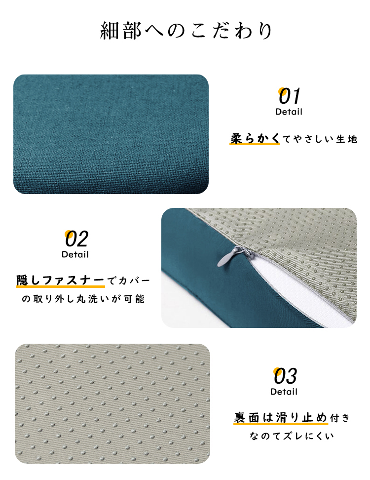 座布団 クッション フロアクッション 四角 低反発 椅子用 40×40 チェアパッド クッション シート 座る 座ぶとん 極厚 角型 厚手 分厚い コンパクト 北欧 椅子 沈まない 硬め モダン シンプル 背もたれ 子供 体圧分散
