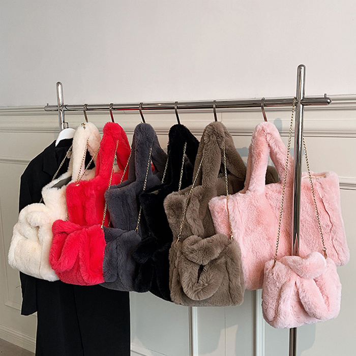 トートバッグ レディース フェイクファー 肩掛け a4 通勤 軽量 大きめ 鞄 マグネット式 A4対応 2way ショルダーバッグ 通勤バッグ トート 無地 大容量 弁当 収納 大人 上品 ショッピング お買い物 軽い