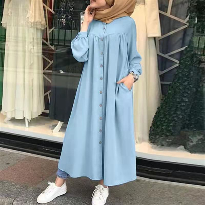 ロング丈ワンピース ロング丈 マキシ丈 ミモレ丈 レディース 大きいサイズ 前開き ロングワンピース  無地  ワンピ ふんわり 体型カバー 春夏秋 カジュアル マキシワンピース  Uネック ワンピ 薄手 柔らか シンプル 大人可愛い ゆったり きれいめ