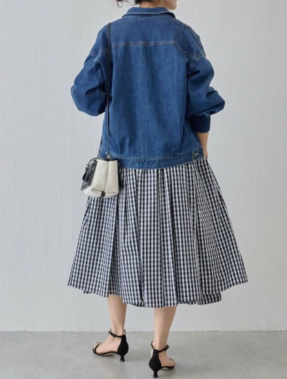 <br>シャツワンピース ワンピース レディース チェック柄 ストライプ ギャザー プリーツ 大きいサイズ ミモレワンピース 楽ちん 通勤 ゆったり 30代 40代 長袖  ゆったり 体型カバー マキシ丈 ロング丈 ロングワンピース カジュアル きれいめ
