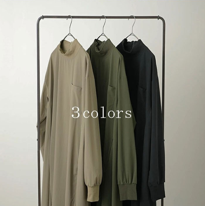 シャツワンピース 秋 きれいめ 大きいサイズ 長袖 ハイネック ロングシャツ ワンピース レディース 春 夏 マキシワンピース シャツワンピ ボーダーシャツワンピース ロング丈 おしゃれ ゆったり カジュアル きれいめ 無地 薄手 送料無料