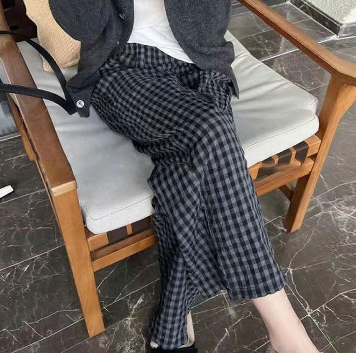 ルームウェア パンツ レディース 夏 かわいい チェック柄 ズボン 短パン ギンガムチェック 薄手 リラックスパンツ イージーパンツ ロングパンツ ショートパンツ 涼しい ゆったり 部屋着 パジャマ 可愛い
