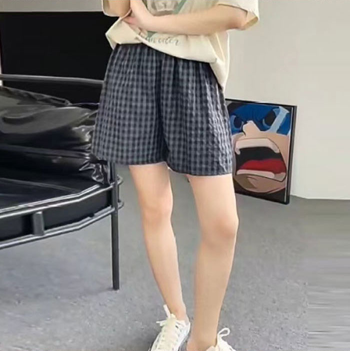 ルームウェア パンツ レディース 夏 かわいい チェック柄 ズボン 短パン ギンガムチェック 薄手 リラックスパンツ イージーパンツ ロングパンツ ショートパンツ 涼しい ゆったり 部屋着 パジャマ 可愛い