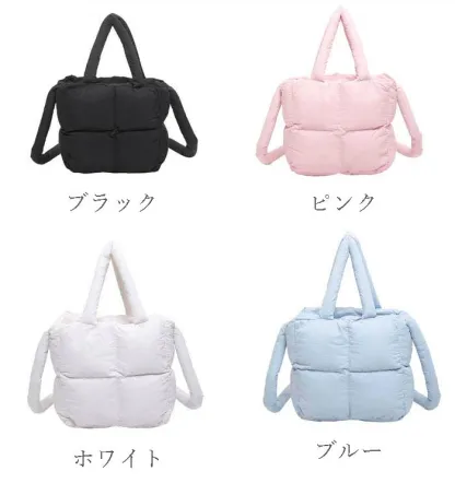 キルティング ショルダーバッグ 中綿ショルダーバッグ キルティングバッグ 2WAY ナイロン ポシェット 可愛い おしゃれ 斜めがけ 肩掛け 大人 旅行 小さめ 秋冬 プレゼント カラー豊富 カジュアル ハンドバッグ ミニトートバッグ