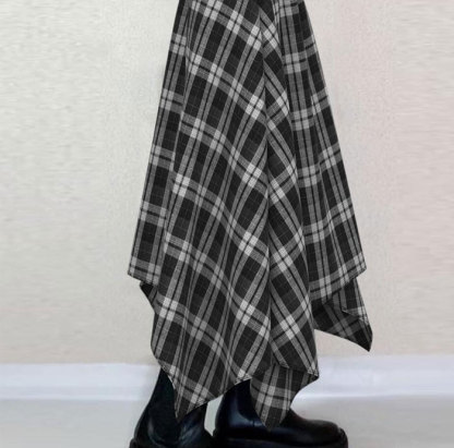 ロングワンピース 長袖 秋 レディース きれいめ マキシワンピース パーカー 長袖ワンピース 不規則 チェック柄 切替 Aライン 冬 マキシ丈 ワンピース ビッグシルエット ゆるっと カジュアル ゆったり 大人可愛い 着痩せ 大きいサイズ 送料無料 2024秋冬新作 20 30 40代
