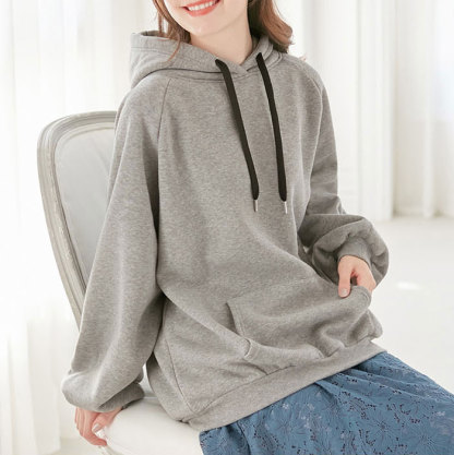 パーカー レディース あったか 裏起毛 トップス パフ袖ゆったりパーカー 秋 冬 レディース トップス 楽ちん ゆったり シンプル カジュアル おしゃれ かわいい 体型カバー フード付き 20代 30代 40代 送料無料