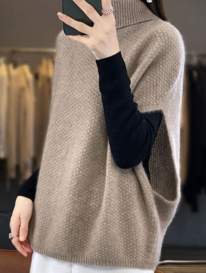 ニット ベスト タートル タートルニット レディース ニットベスト ロング セーター チュニック ジレ 秋 冬 プルオーバー 秋ベスト おしゃれ ざっくり 着回し トップス 体型カバー シンプル カジュアル 重ね着 伸縮性 大きいサイズ 送料無料 春 ゆったり 可愛い キレイめ
