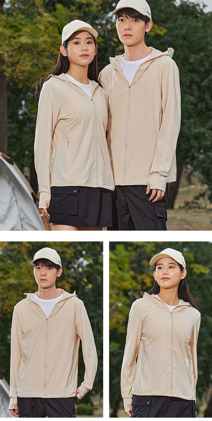 UV パーカー 冷感 -7℃ レディース 男女 長袖 ラッシュガード UVカット アウター UPF50 メッシュ 素材 通気口 指穴 つば 取り外し サンバイザー 日焼け防止 服 大きいサイズ トップス 体型カバー 薄手 吸湿 速乾 軽量 紫外線対策 アウトドア