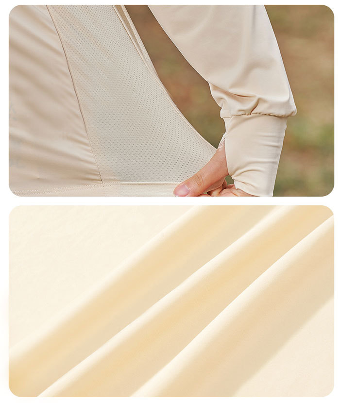 UV パーカー 冷感 -7℃ レディース 男女 長袖 ラッシュガード UVカット アウター UPF50 メッシュ 素材 通気口 指穴 つば 取り外し サンバイザー 日焼け防止 服 大きいサイズ トップス 体型カバー 薄手 吸湿 速乾 軽量 紫外線対策 アウトドア