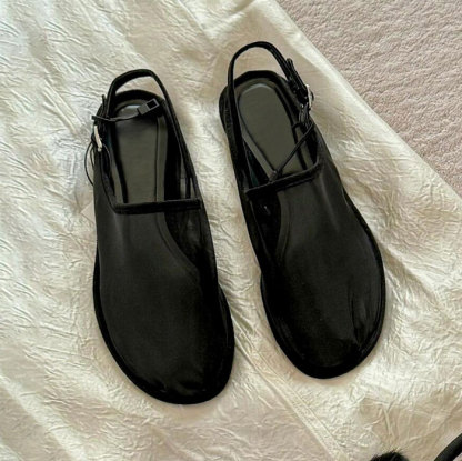 サンダル パンプス レディース バックストラップ フラット メッシュ ぺたんこ シューズ パーティ サマー 夏 春 メッシュ素材 夏コーデ ビーチサンダル スリッパ ストラップ 夏 春 靴 軽い 柔らかい 歩きやすい 疲れにくい 痛くない 大人 上品 ビーチ