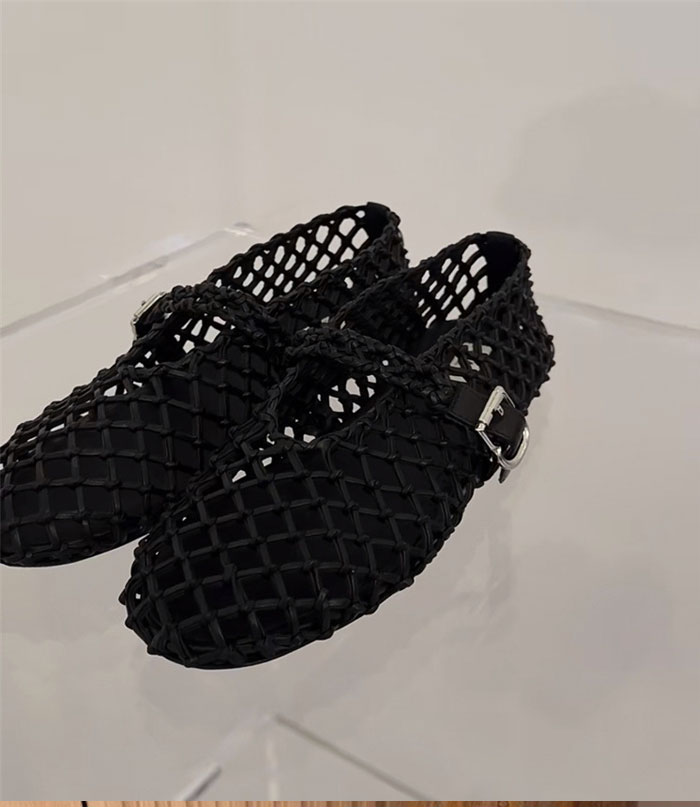 サンダル メッシュ パンプス レディース ぺたんこ フラット ペタンコ ストラップ シューズ 透かし編 本革 ナイロン 夏コーデサンダル スリッパ サマー 夏 春 靴 軽い 柔らかい 歩きやすい 疲れにくい 痛くない 大人 上品 パーティ ビーチ お出かけ