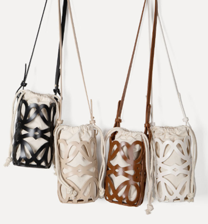 ショルダーバッグ レディース かごバッグ ショルダー バッグ 斜め掛けバッグ スマホショルダーバッグ レザーかごバッグ 巾着バッグ カットワーク 合皮 スマホポーチ ショルダー バケツバッグ かわいい ミニポシェット 携帯便利