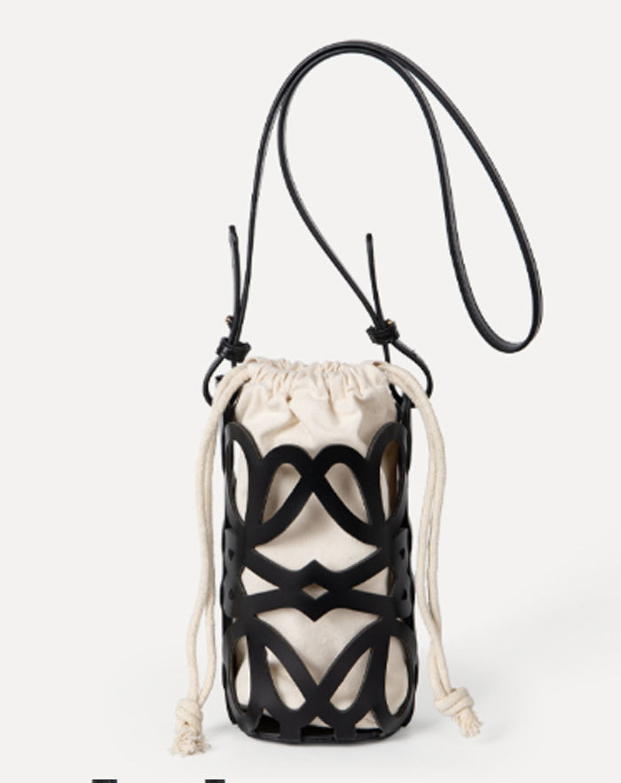 ショルダーバッグ レディース かごバッグ ショルダー バッグ 斜め掛けバッグ スマホショルダーバッグ レザーかごバッグ 巾着バッグ カットワーク 合皮 スマホポーチ ショルダー バケツバッグ かわいい ミニポシェット 携帯便利