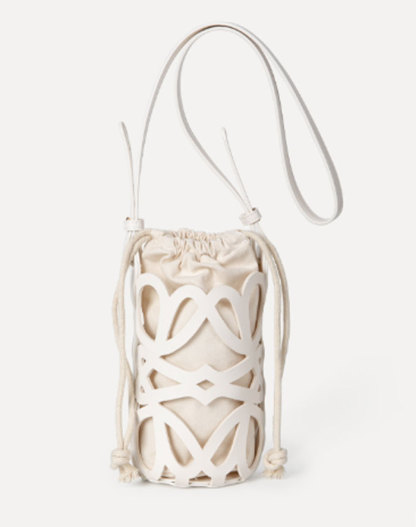 ショルダーバッグ レディース かごバッグ ショルダー バッグ 斜め掛けバッグ スマホショルダーバッグ レザーかごバッグ 巾着バッグ カットワーク 合皮 スマホポーチ ショルダー バケツバッグ かわいい ミニポシェット 携帯便利