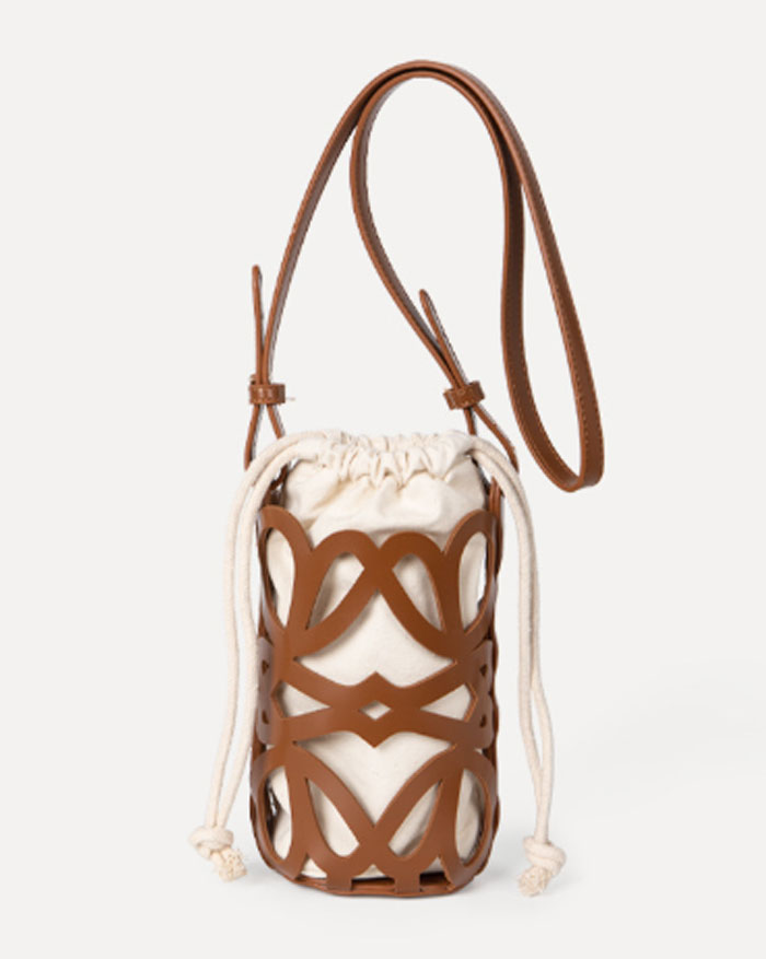 ショルダーバッグ レディース かごバッグ ショルダー バッグ 斜め掛けバッグ スマホショルダーバッグ レザーかごバッグ 巾着バッグ カットワーク 合皮 スマホポーチ ショルダー バケツバッグ かわいい ミニポシェット 携帯便利