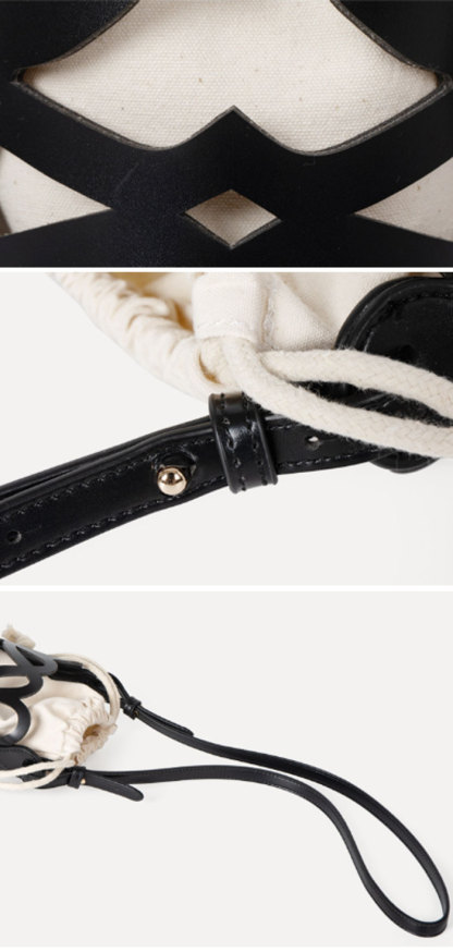 ショルダーバッグ レディース かごバッグ ショルダー バッグ 斜め掛けバッグ スマホショルダーバッグ レザーかごバッグ 巾着バッグ カットワーク 合皮 スマホポーチ ショルダー バケツバッグ かわいい ミニポシェット 携帯便利