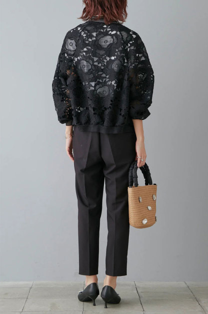 パーカー レディース UVカット レースパーカー 総レース UVパーカー マウンテンパーカー ジップアップ 春 夏 羽織 長袖 透け感 シアー トップス おしゃれ 紫外線 冷房対策 軽量アウトドア 大人 上品