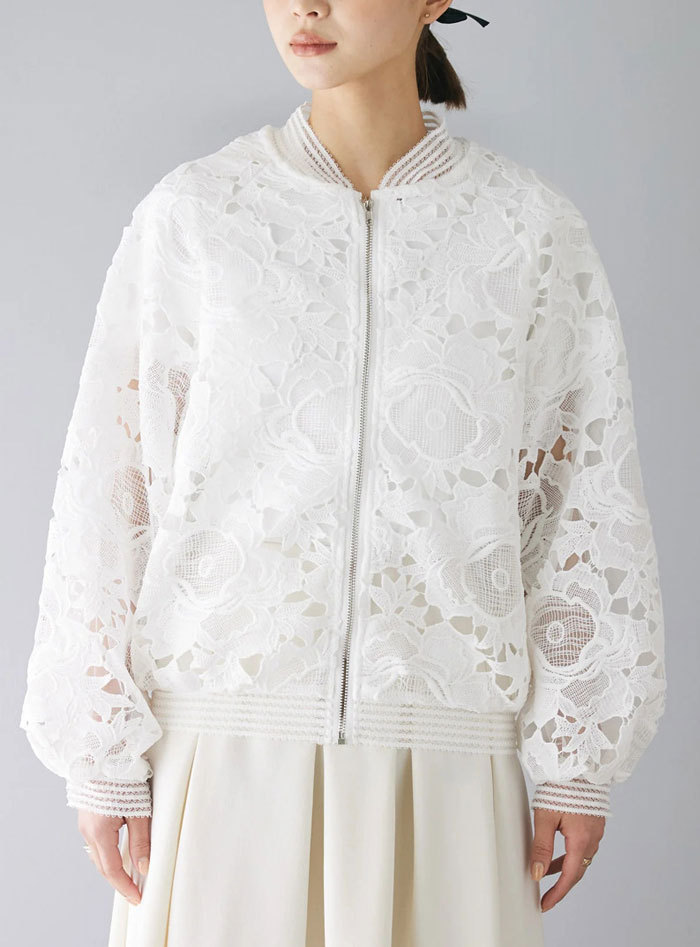 パーカー レディース UVカット レースパーカー 総レース UVパーカー マウンテンパーカー ジップアップ 春 夏 羽織 長袖 透け感 シアー トップス おしゃれ 紫外線 冷房対策 軽量アウトドア 大人 上品