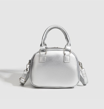 ミニボストンバッグ 小さめ 痛バッグ ショルダー ミニ 軽く ファスナー ぬいぐるみ ぬいポーチ 可愛い 2WAY トート トートバッグ ショルダーバッグ ブラック ホワイト 透明 可愛い シルバー グッズ おしゃれ 人気