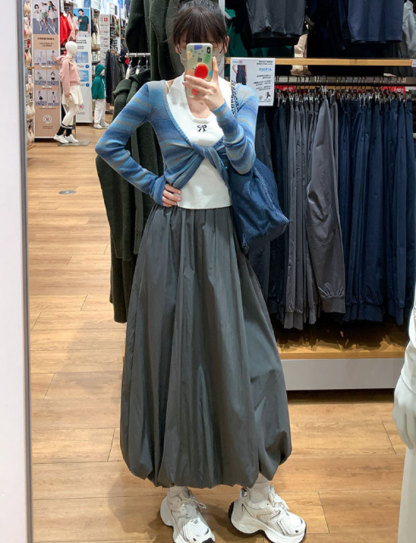 スカート ロング バルーンスカート レディース 春夏 白 黒 大きいサイズ フレアスカート フレア ボトムス 冬 秋 ロングスカート ミモレ丈 シンプル きれいめ 大人 可愛い ブラック カジュアル 大人可愛い 送料無料