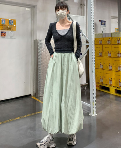 スカート ロング バルーンスカート レディース 春夏 白 黒 大きいサイズ フレアスカート フレア ボトムス 冬 秋 ロングスカート ミモレ丈 シンプル きれいめ 大人 可愛い ブラック カジュアル 大人可愛い 送料無料