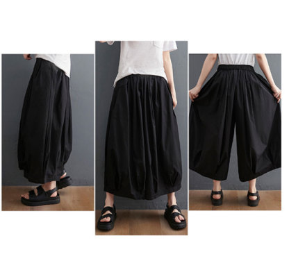 ワイドパンツ レディース バルーンパンツ 涼しい コクーンパンツ 大きいサイズ ゆったり 夏 春 秋 ナチュラル 森ガール ズボン ボトムス 体型カバー プリーツ 着瘦せ フリーサイズ 薄手 オシャレ カジュアル シンプル 送料無料